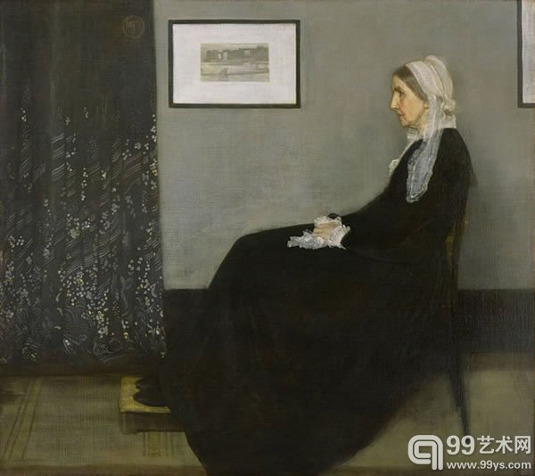 James Whistler, `Whistler`s Mother,` 1871