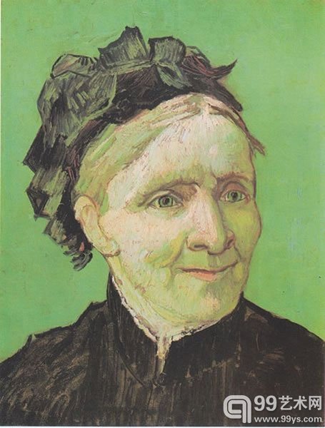Vincent Van Gogh, `Portrait of the artist`s mother,` 1888, oil on canvas