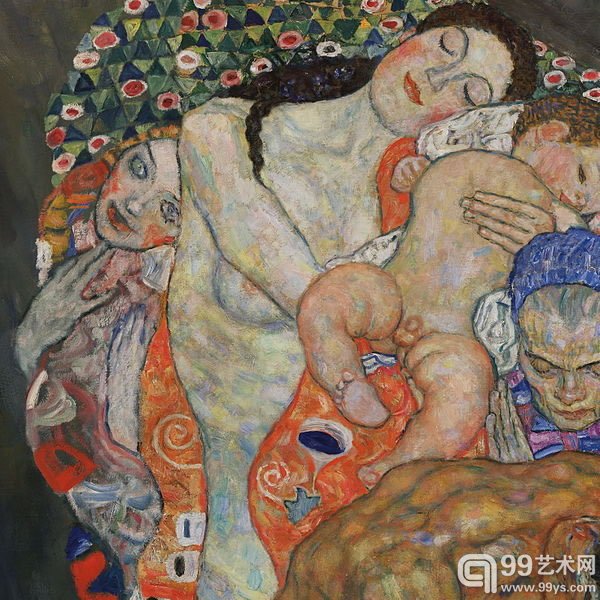 Gustav Klimt, `Death and Life,` 1908–1916