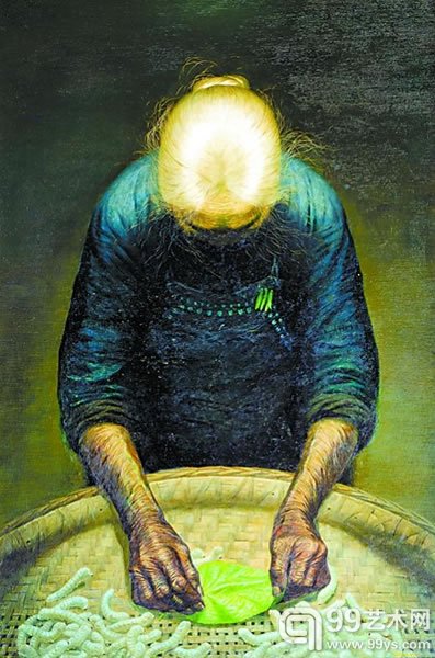 罗中立《春蚕》