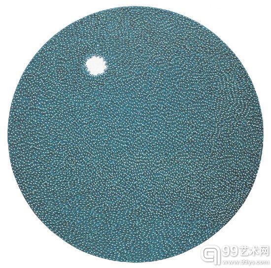 水 布面丙烯 直径100cm 2008