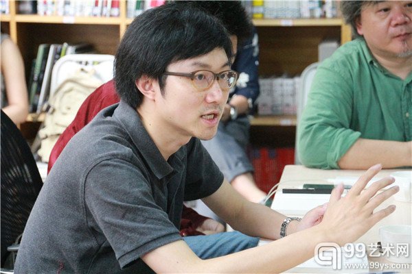 研讨会现场关于A4当代艺术中心机构负责人李杰