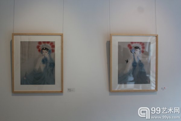 `正视唯音——高凯工笔画作品展”北京站VIP鉴赏会现场