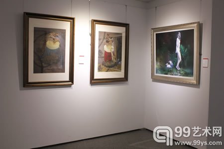 诗婢家美术馆展出现场