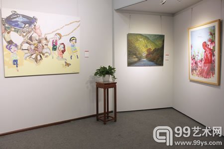 诗婢家美术馆展出现场
