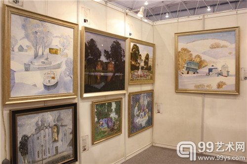 俄罗斯列宾美术学院展位
