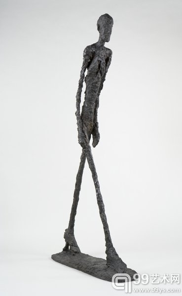 Walking Man I, 1960  Bronze  180.5 x 27 x 97 cm