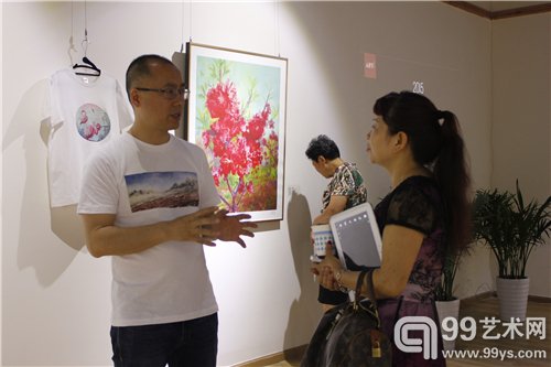 云艺术董事长闫城与艺术爱好者交流