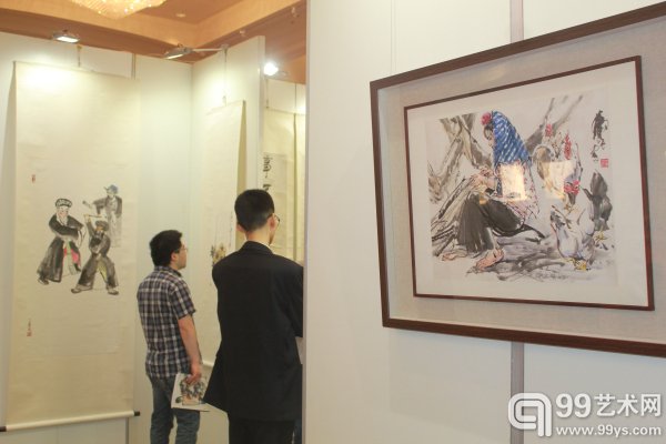 北京东正2015春拍预展现场：中国书画专场