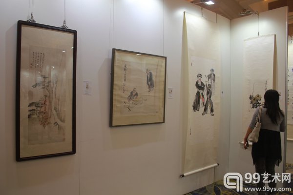 北京东正2015春拍预展现场：中国书画专场