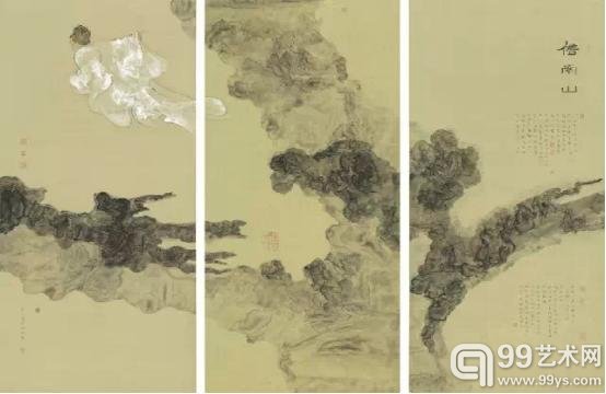 《信南山》（三联画） 137x68cm(单幅) 2014