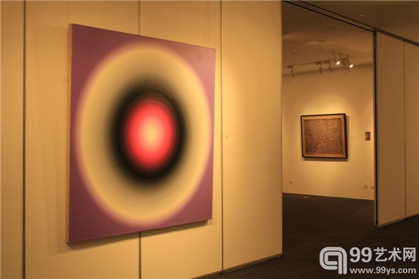 “亚洲抽象艺术展”展览现场