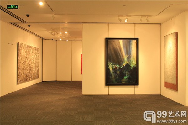 “亚洲抽象艺术展”展览现场