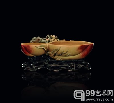 清康雍 紫砂大三桃洗 成交价:RMB 4,772,500