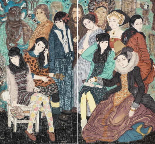 许莹作品《大师之梦》 180cmx198cm 2014年