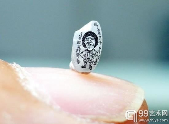 陈逢显微雕作品