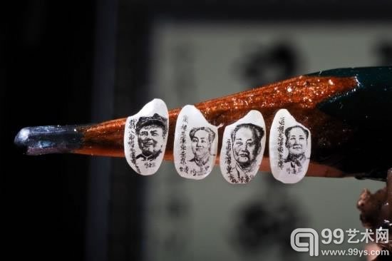 陈逢显微雕作品