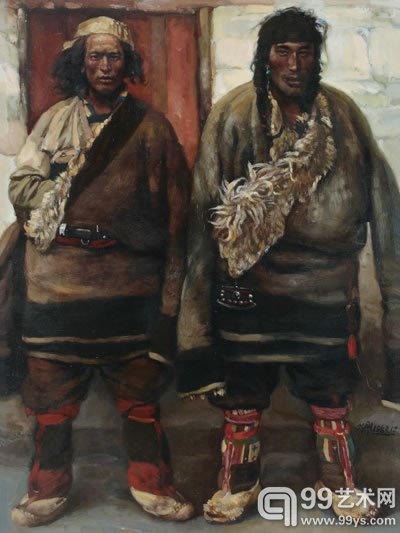 陈丹青 康巴汉子 100.5 × 75.5 cm 成交价:RMB 4,830,000