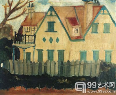 关紫兰 洋房 37.8 × 45.6 cm 成交价:RMB 3,450,000