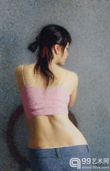 靳尚谊 背影 80 × 52.5 cm 成交价:RMB 4,600,000