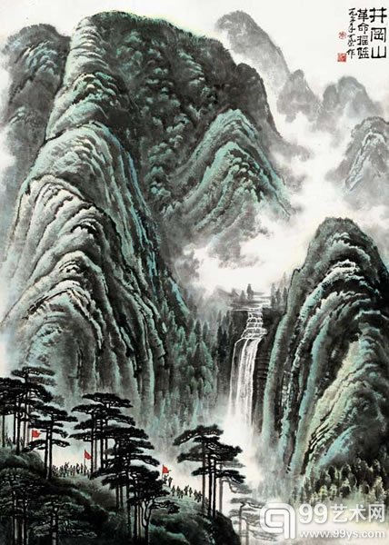 李可染 井冈山 成交价：RMB 126,500,000