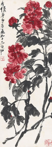 齐白石 国色天香 成交价：RMB 6,900,000