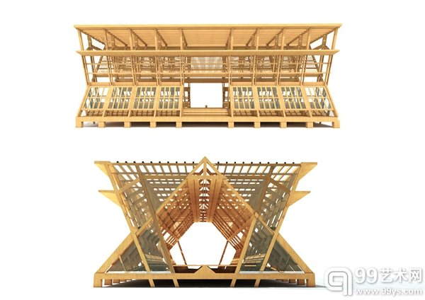 05 木构建筑《校园驿站》b指导施煜庭 学生张昌锦 谢国安 李云霞 陈宏达 柯杰 郝丹青 糜晨阳 刘楚晗 梅艺