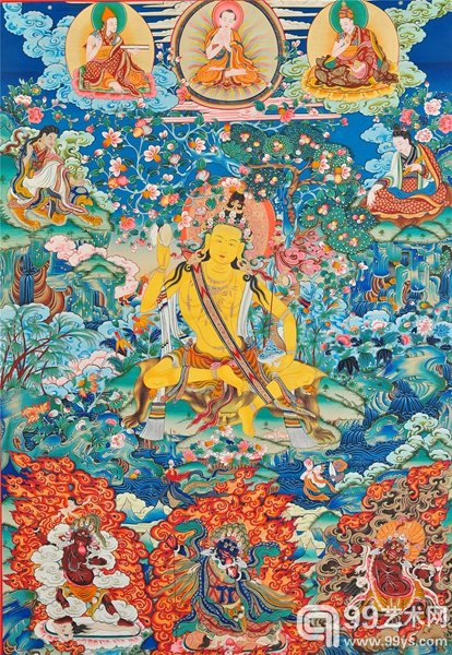 彩唐《玛吉拉准》扎西当周 75x100cm