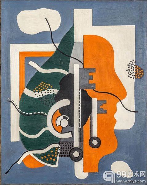 Fernand Léger’s “Nature morte (Profil orange),” 1928