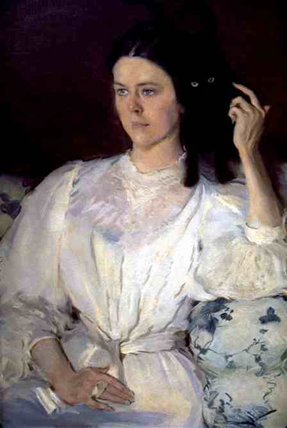 Sarah AlliboneLeavitt的画像。1893至1894年。现藏于巴黎奥赛博物馆