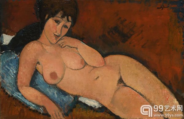 Amedeo Modigliani, Red Nude, 1917
