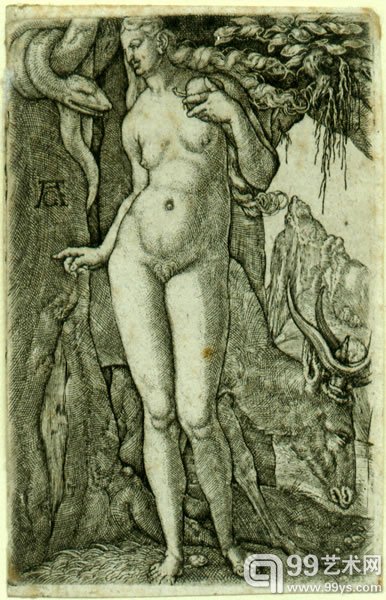 Heinrich Aldegrever, Eve, 1540.