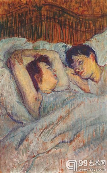 Henri de Toulouse-Lautrec, In Bed, 1892
