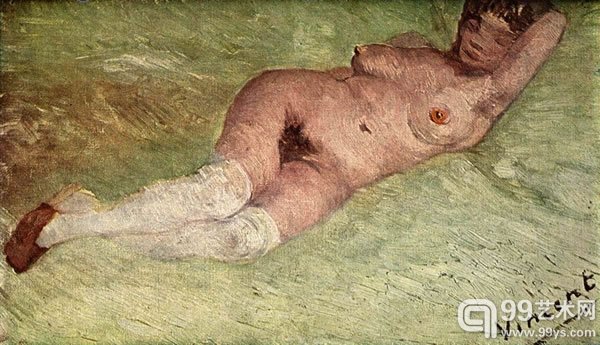 Vincent van Gogh, Nude Woman Reclining January-February 1887, Paris Oil on canvas, 24 x 41 cm. Rijksmuseum Kröller-Müller, Otterlo