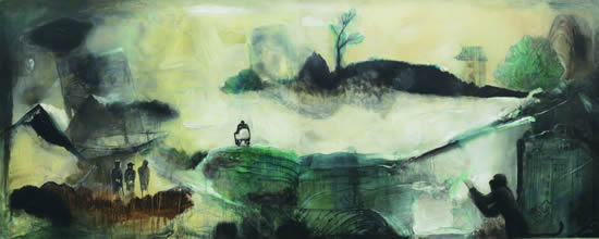 刘源《传说》160x400cm 2014