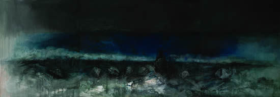 刘源《观沧海》160x460cm 2015