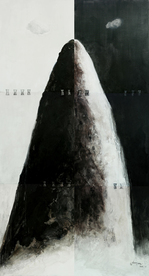 刘源《来去》480X260CM 布面丙烯 2015