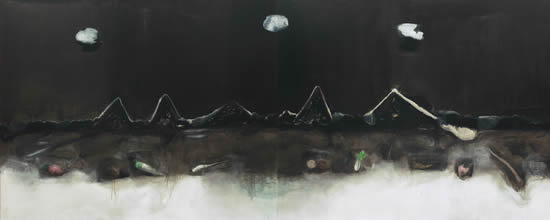 刘源《山中》160x400cm 2015
