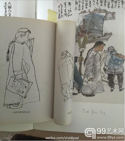 @VIVID雨希的微博图片 徐勇民作品（左） 志庠作品（右）