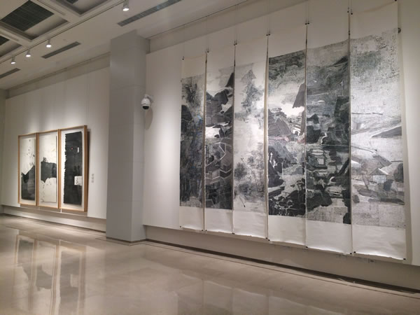 朵云轩当代水墨大展“平流层”揭幕 呈现“水墨化”的多样性