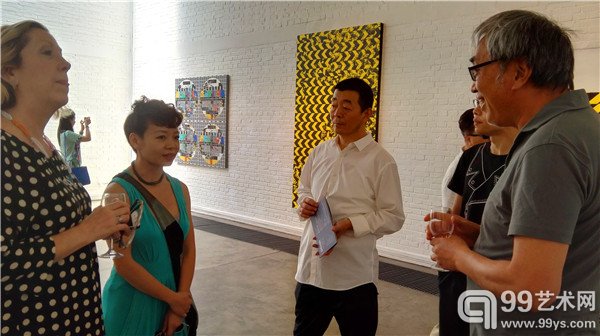 毛栗子、谢其、徐振邦夏季群展现场