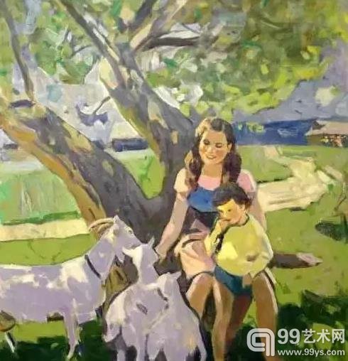 夏日乡村——萨姆索诺夫作品