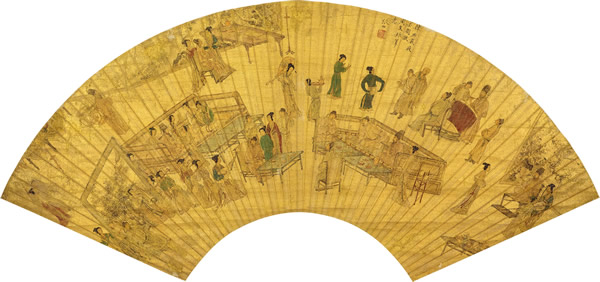 张翀（明） 夜宴图