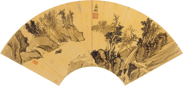 文征明（1470-1559） 江岸闲话