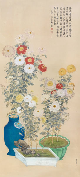 钱维城（1720-1772） 菊花图