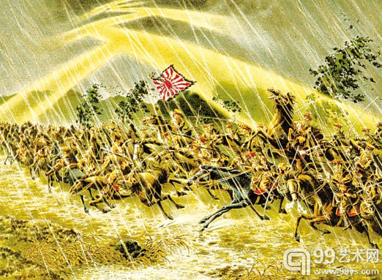 雷鸣电闪，部队一样前进，他们就是一个心眼进攻，那种勇气的确让人心寒。