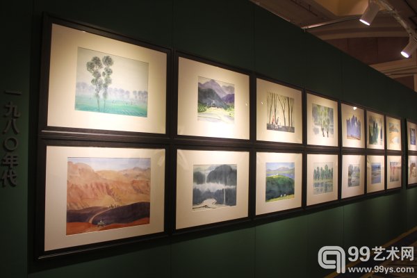 翰海2015春拍预展现场：古元水彩作品