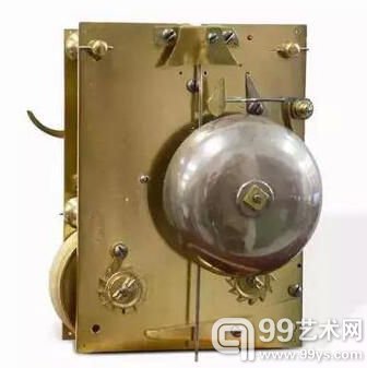清乾隆蓬莱八仙八宝转亭珐琅音乐钟 局部