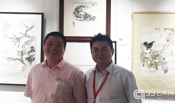 北京上和国际拍卖有限公司总经理张东晔先生莅临预展现场