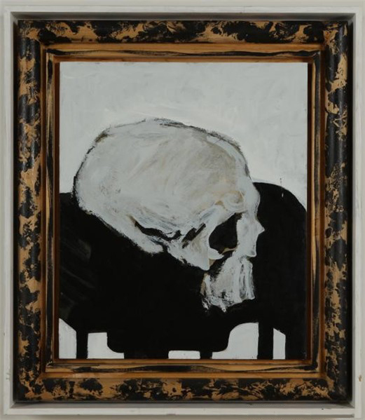 《黑夜的声音III》59.5x49.5cm 布面油画 2008